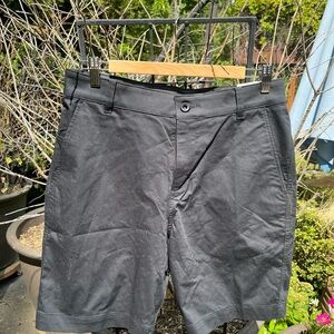 Nike Golf Dri-Fit  Black Flat Front Shorts